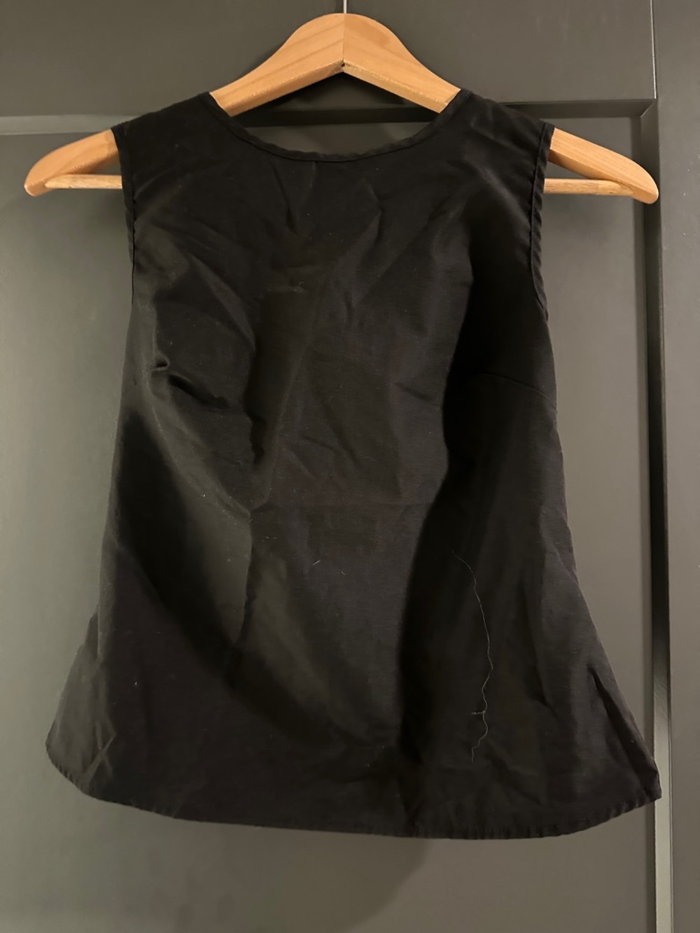 Classic Black Sleeveless Women's Top